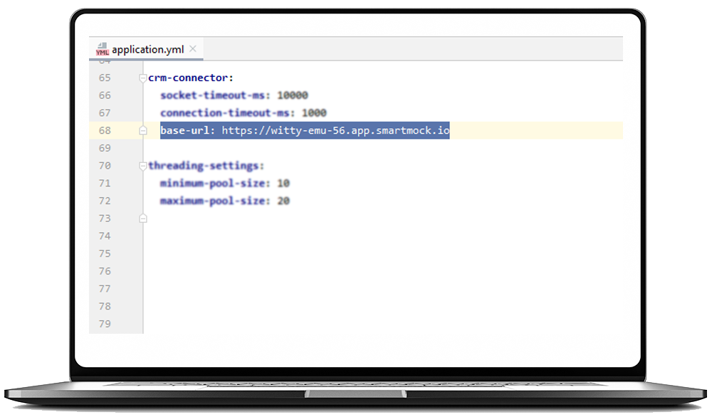 Configure your application and run tests